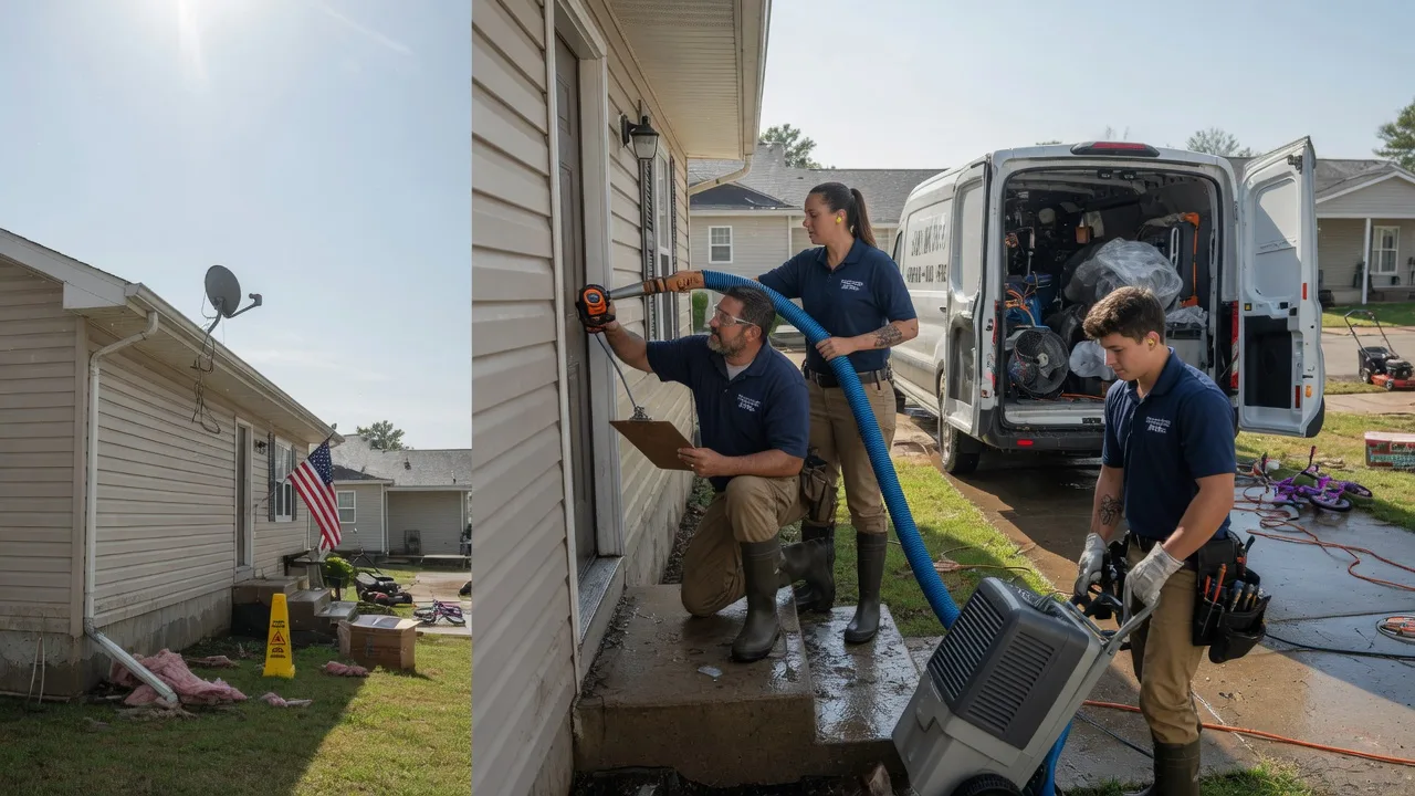 Ceiling Water Damage Restoration in Roxana, KY near me